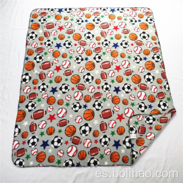 Suministro de fábrica Cepillado Polar Fleece Blanket Polar Fleece Stadium MANUDA